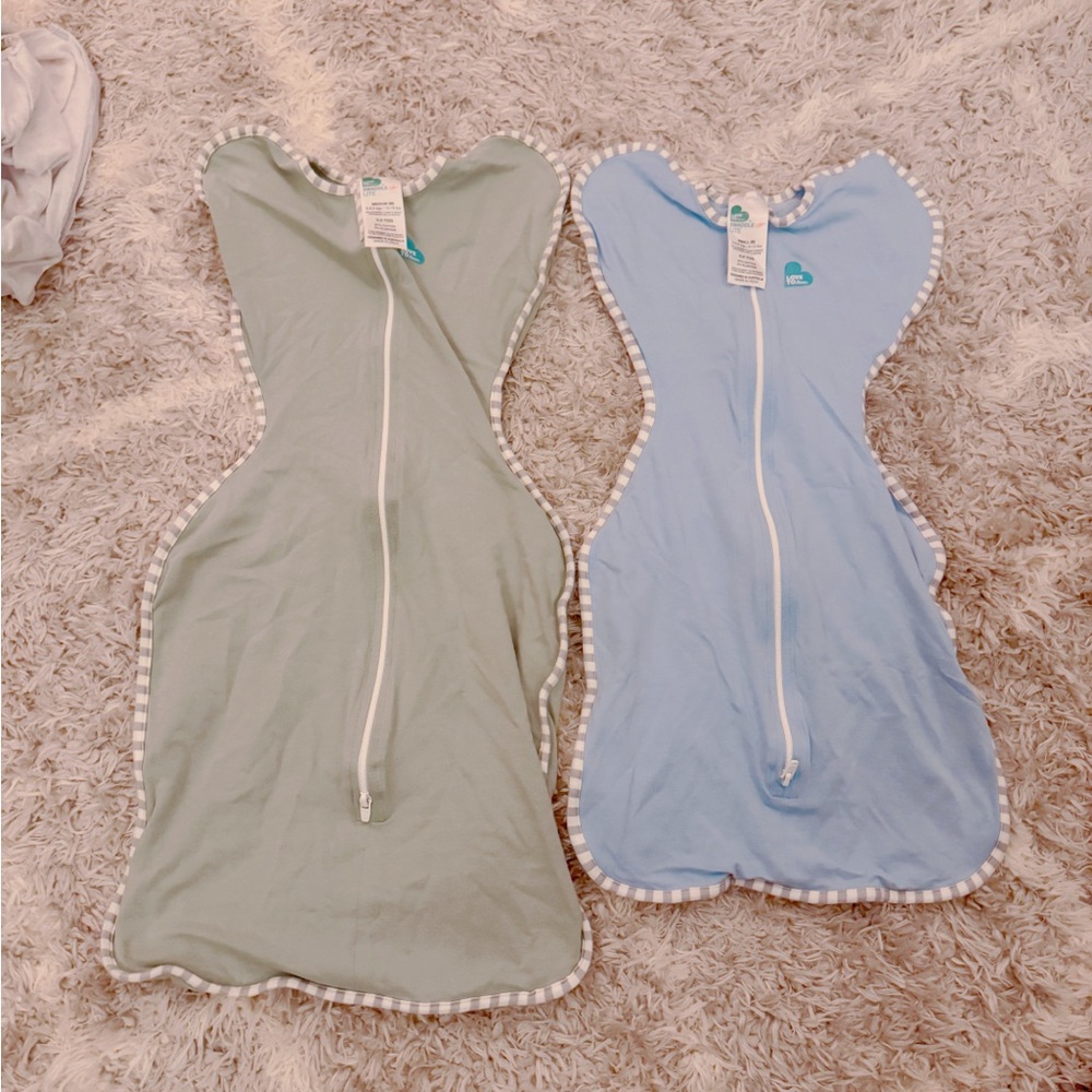 2x Love to Dream Swaddle Lite 0.2 Tog Sleep Sack